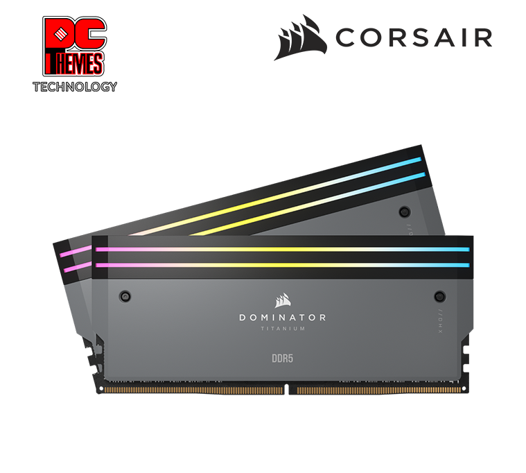 CORSAIR DOMINATOR TITANIUM RGB DDR5 32GB (2 x 16GB) 6000Mhz C30